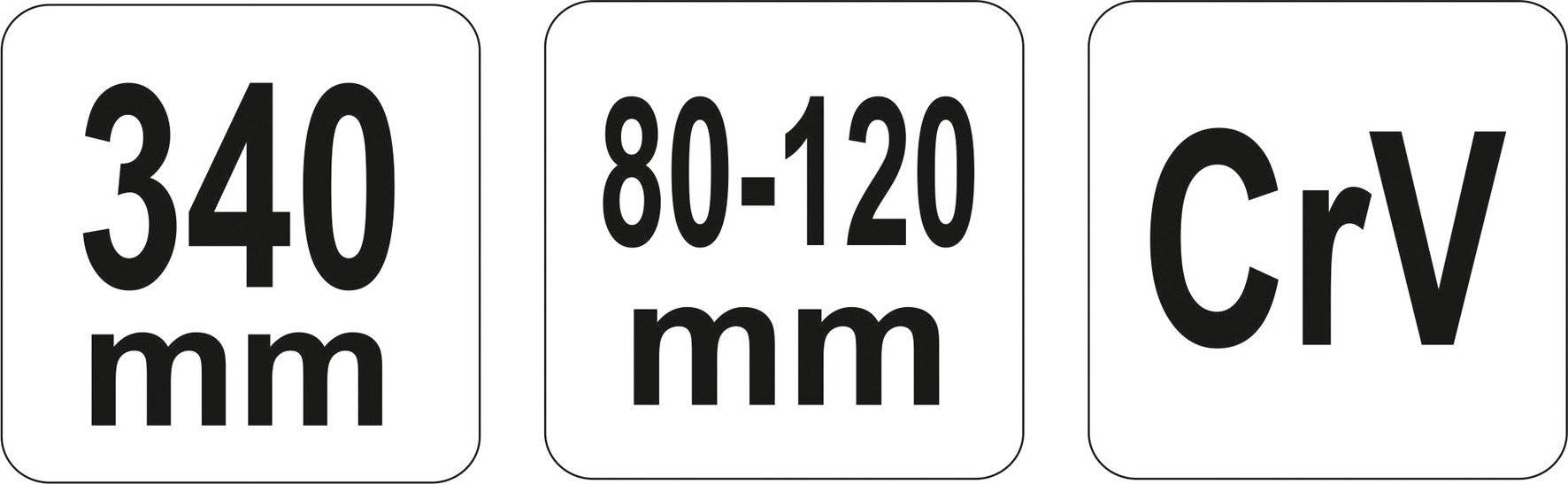 YATO YT-01674 Clé à crochets articulée