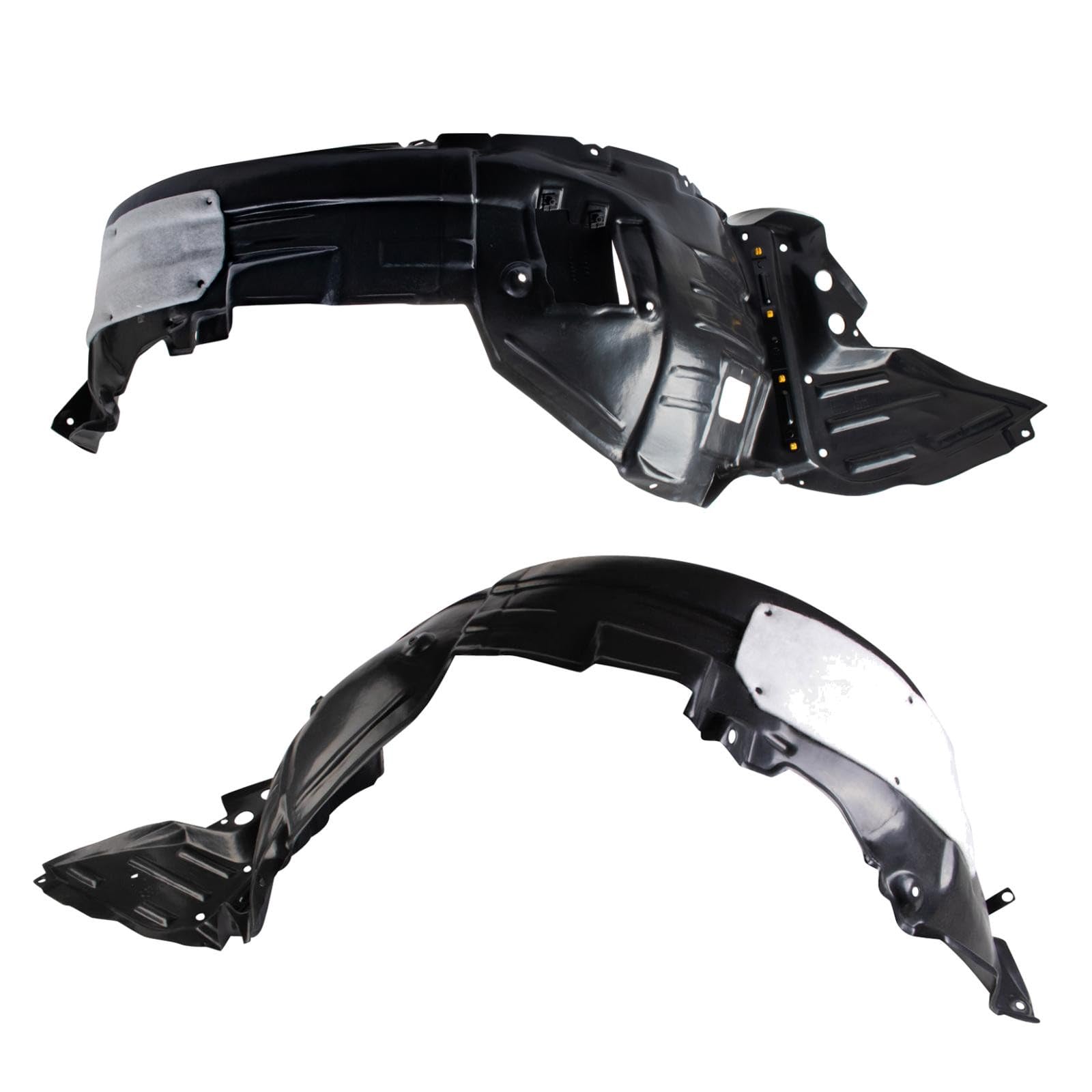 TRQ Front Inner Fender Liner Set | For 2013-2016 Lexus GS350 GS450h LX1248122 LX1249122