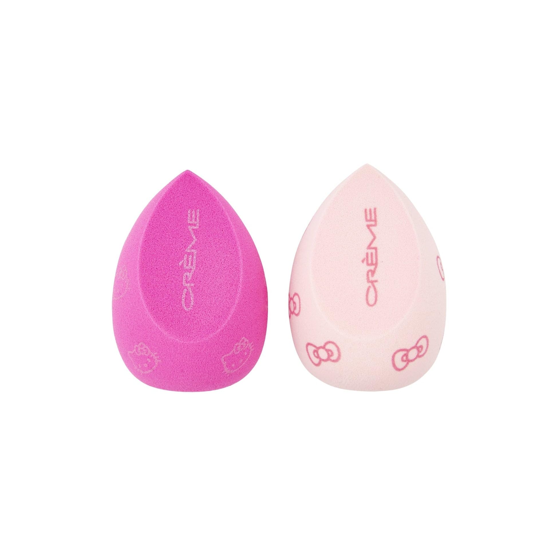 The Crème Shop x Hello Kitty Y2K Premium Plush Blender Duo - Versatile Makeup Sponges for Easy Blending and Broad Coverage - Cruelty-Free, Vegan, Paraben-Free, Sulfate-Free, Latex-Free
