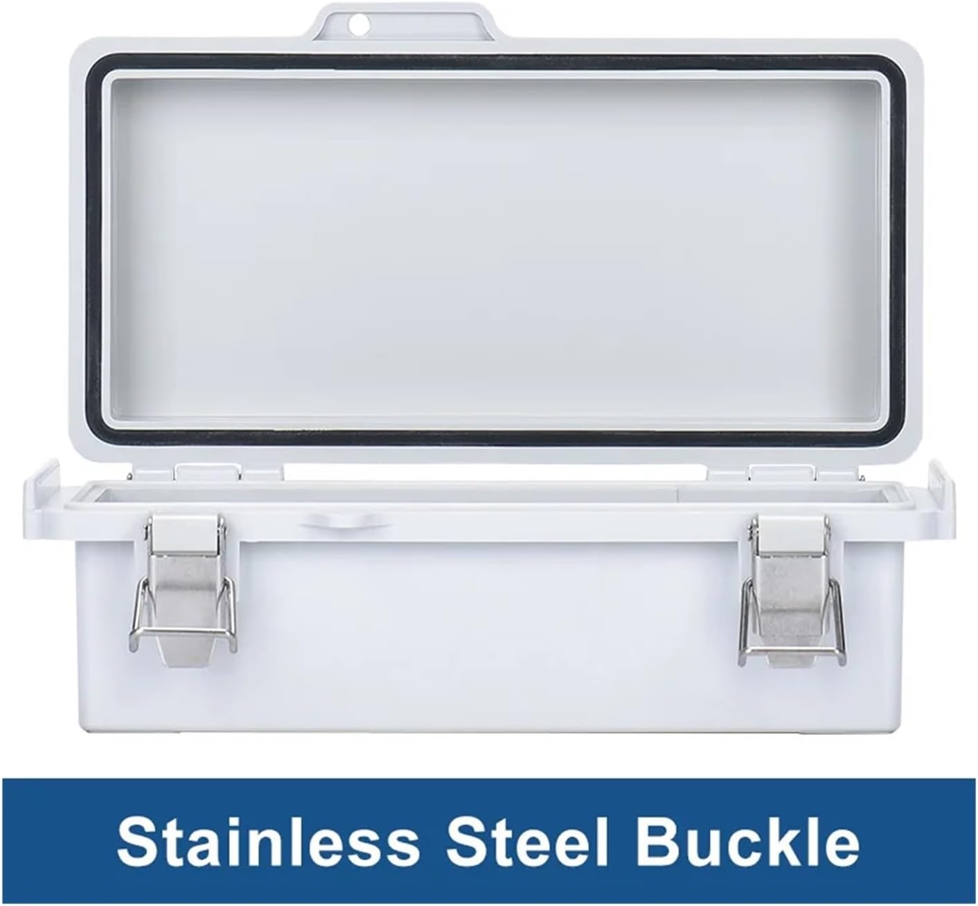 ABS Waterproof Plastic Enclosure with Hasp Electrical Distribution Box Electrical Junction Box Outdoor Sealed Switch Power Case(150-150-90 H,50A)