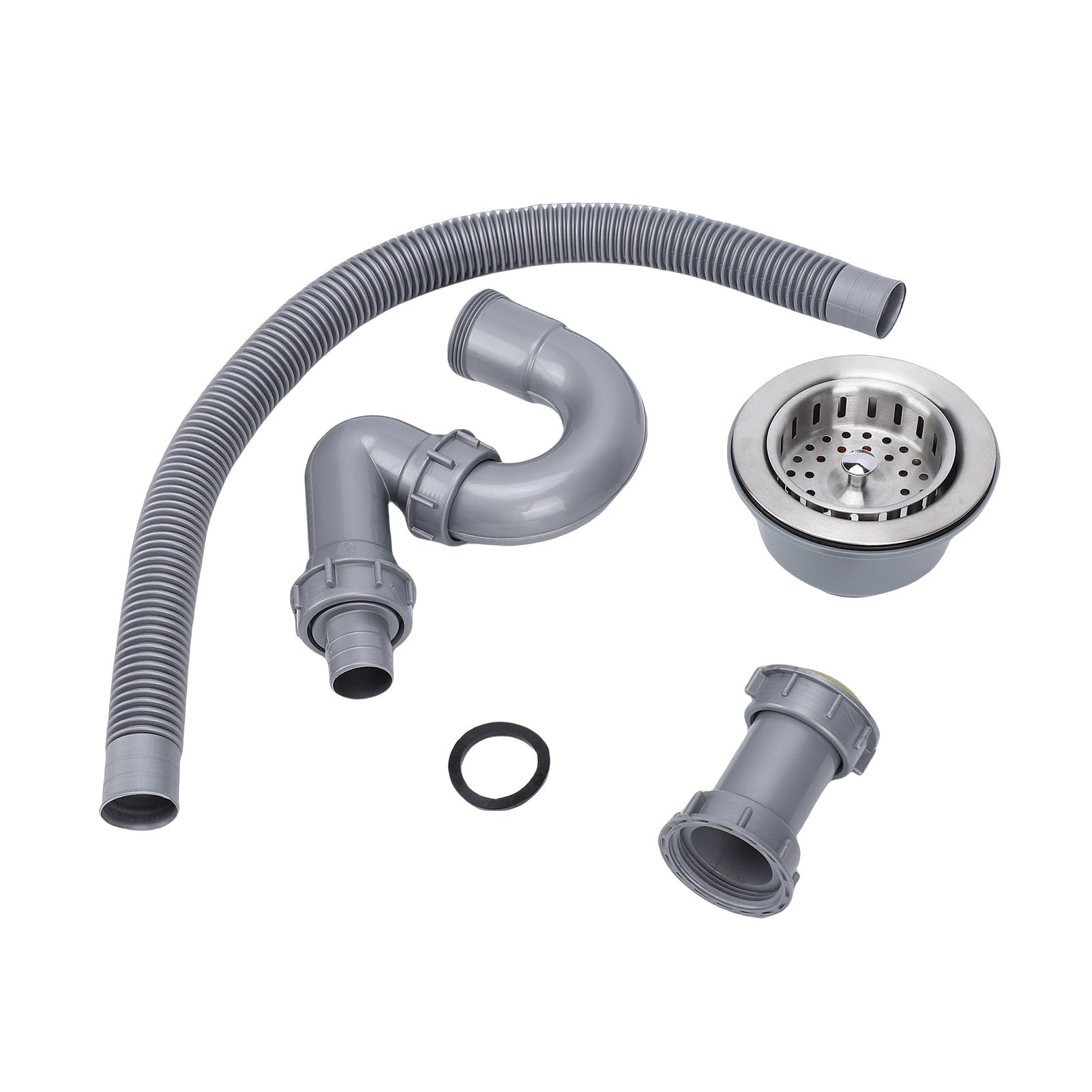 Lavabo a Vasca Singola in Acciaio Inossidabile da 13,39x8,27x5,31 Pollici per il Bagno della Cucina della Barca del Veicolo
