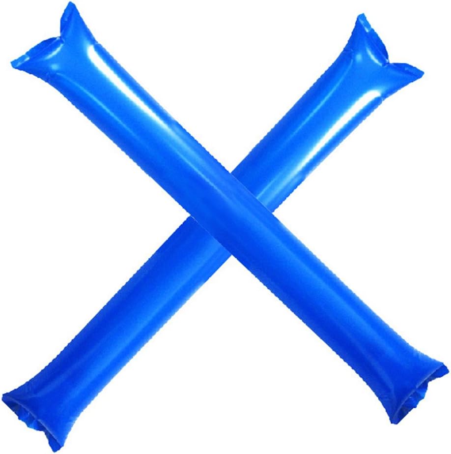 Bam BamThunder Sticks Inflatable Stadium Noisemakers Cheer Sticks Blow Bar Inflatable Boom Sticks Noisemakers Stick Basketball Football Noisemakers Party Favors 100 Pack