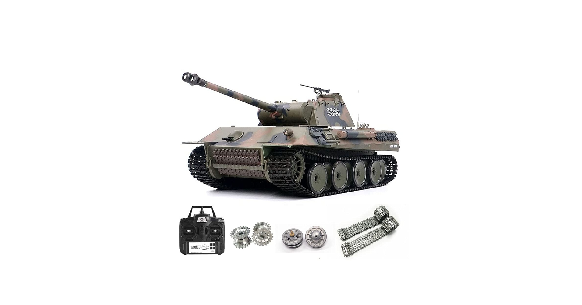Amazon | 戦車 ラジコン ドイツのパンサー中戦車 最新7.0 ver