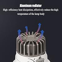 Vista 4 de 1/5/10 piezas de luz LED Downlight de 5 W/7 W/9 W, regulable, mini luz de techo empotrada, ángulo de haz de luz de techo 24 ° profundo