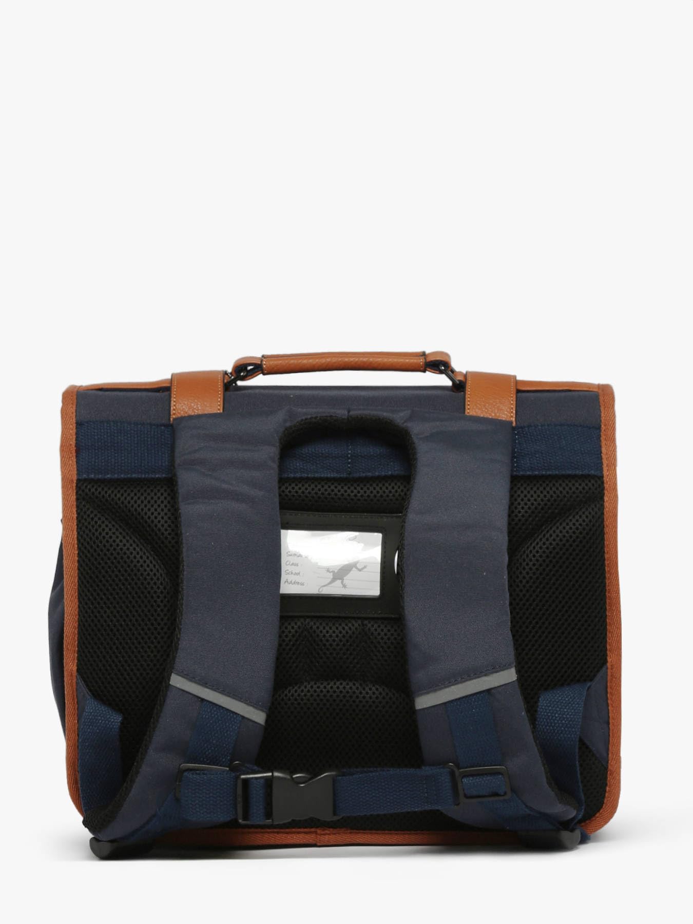 Cameleon Cartable scolaire maternelle et CP Bleu 35cm Vintage Urban avec 2 compartiments - Idéal pour l'école primaire et la rentrée scolaire pour fille et garçon