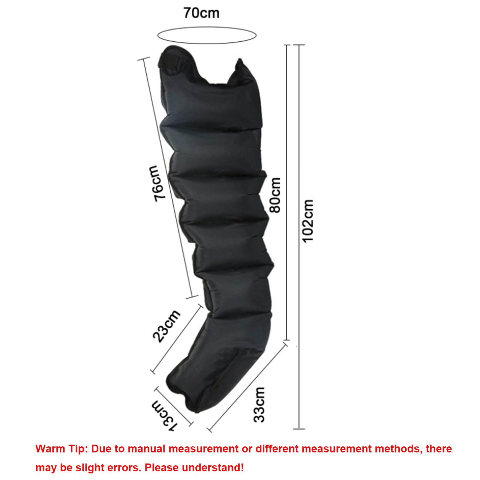 Botas Presoterapia Piernas, Presoterapia Profesional para Casa 6 Cámaras Botas de Presoterapia Silenciosas,Favorece una Mejor Circulación, Drenaje Linfático, 6 Programas de Masaje