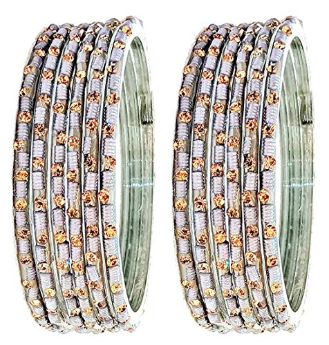 See full amazon price history chart for Oneness (2.10 Large Size) Texture Design With Golden Studded Stones Glass Bangles/Chudiyan (Diwali/Navratri Special) For Women And Girls - (Set Of 12)_Grey_2.10 Oneness (2.10 Large Size) Texture Design With Golden Studded Stones Glass Bangles/Chudiyan (Diwali/Navratri Special) For Women And Girls - (Set Of 12)_Grey_2.10 (B08KQJQWHD) Amazon Price History, Amazon Price Tracker
