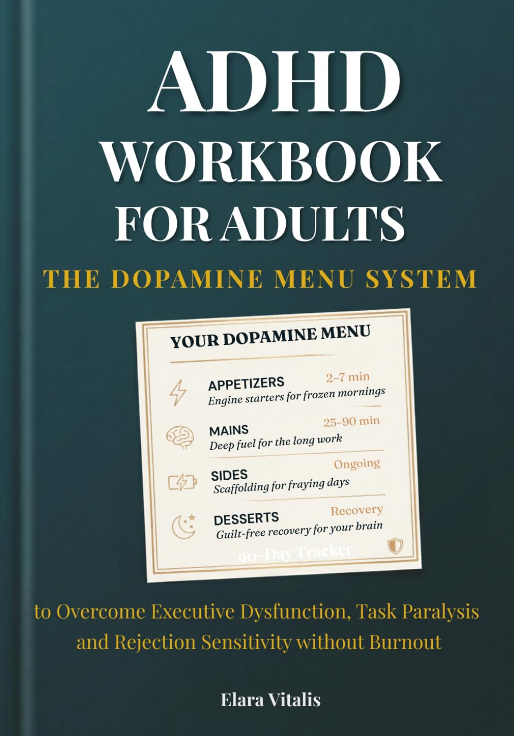 ADHD Workbook for Adults: The Dopamine Menu System to Overcome Executive Dysfunction, Task Paralysis, and Rejection Sensitivity without Burnout