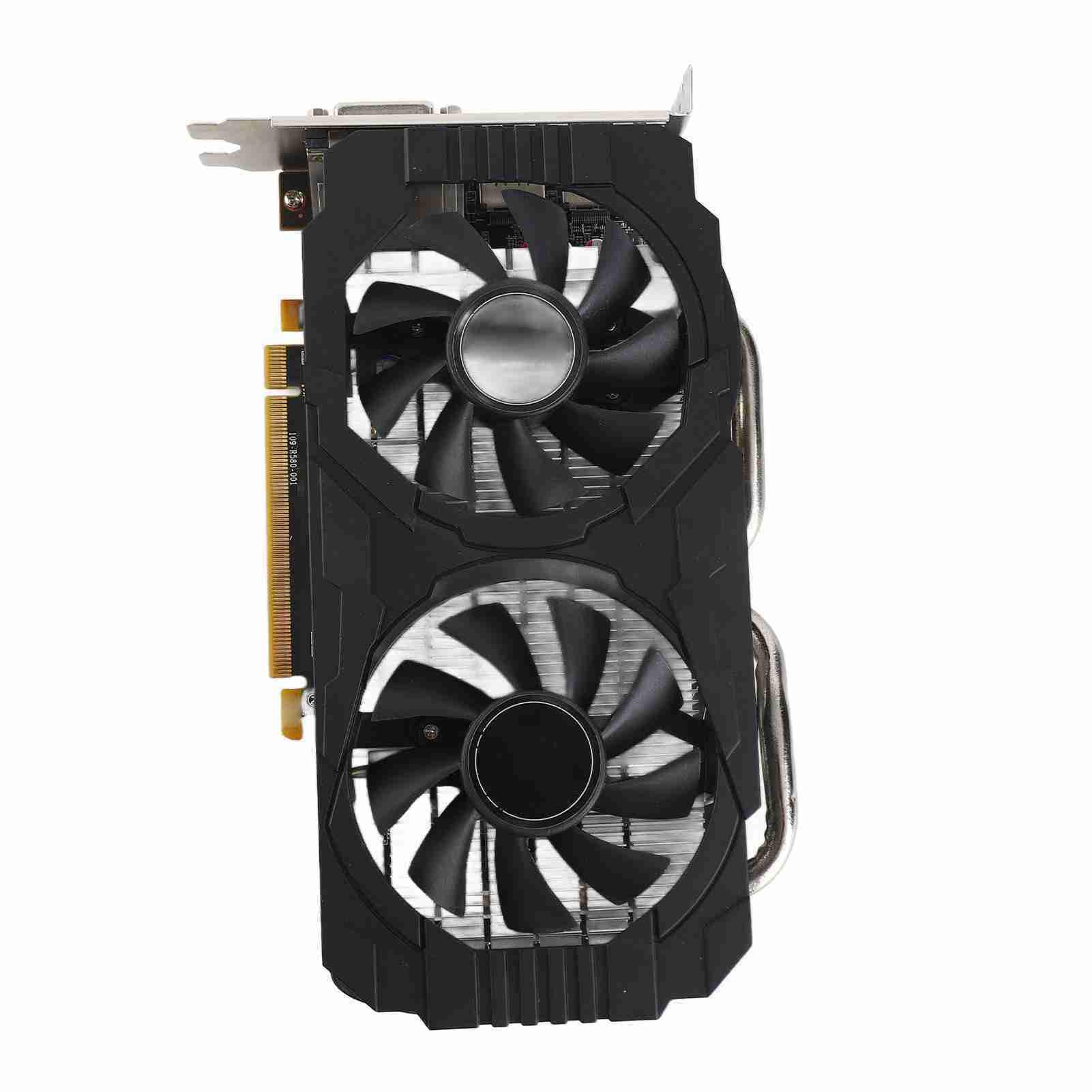 Akozon Grafikkarte RX 580-Grafikkarte 8 GB GDDR5 256-Bit-Grafikkarte Unterstützt 8K 2 Kühlventilatoren 16 PCI-Express Gaming-Grafikkarte 3.0