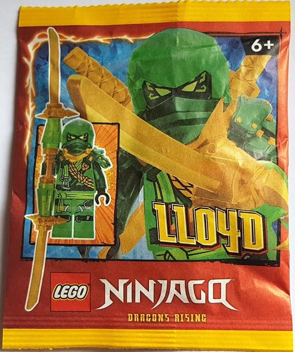 LEGO Ninjago Dragons Rising Season 2: Lloyd Climber Minifigure with Swords