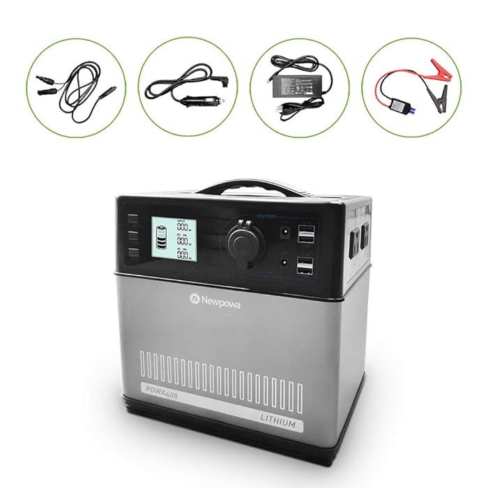 Buy KOSTA 400Wh Solar Generator 110V/300W Pure Sine Wave Inverter