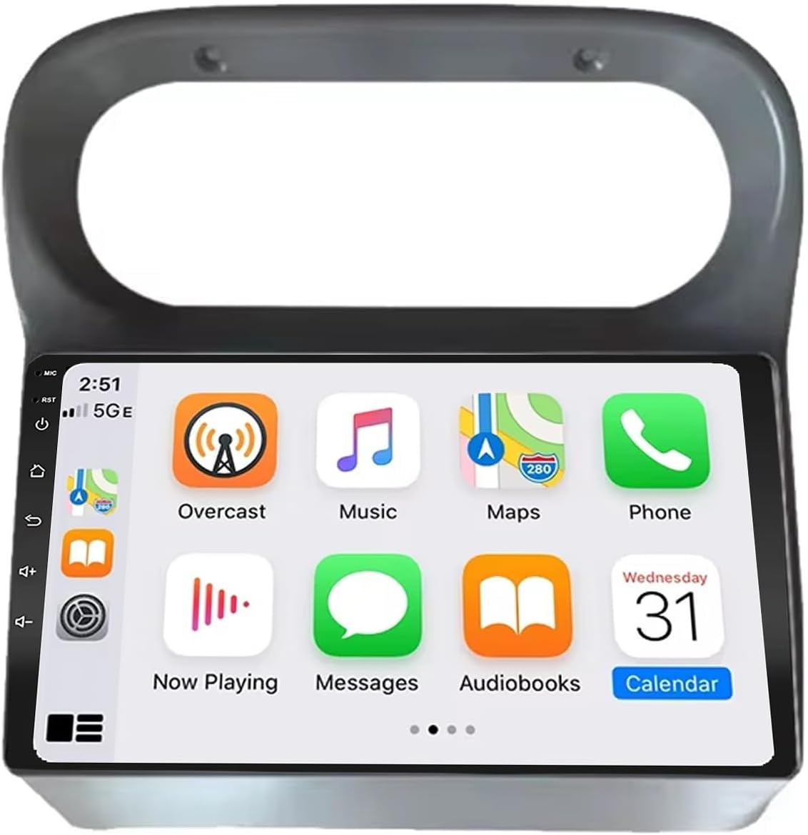 Radio samochodowe z systemem Android 15 do Renault Twingo 2005-2013, 9 cali, zestaw głośnomówiący, radio samochodowe z Bluetooth, WiFi, Carplay, Android, USB, AUX, FM, kamera cofania, 8