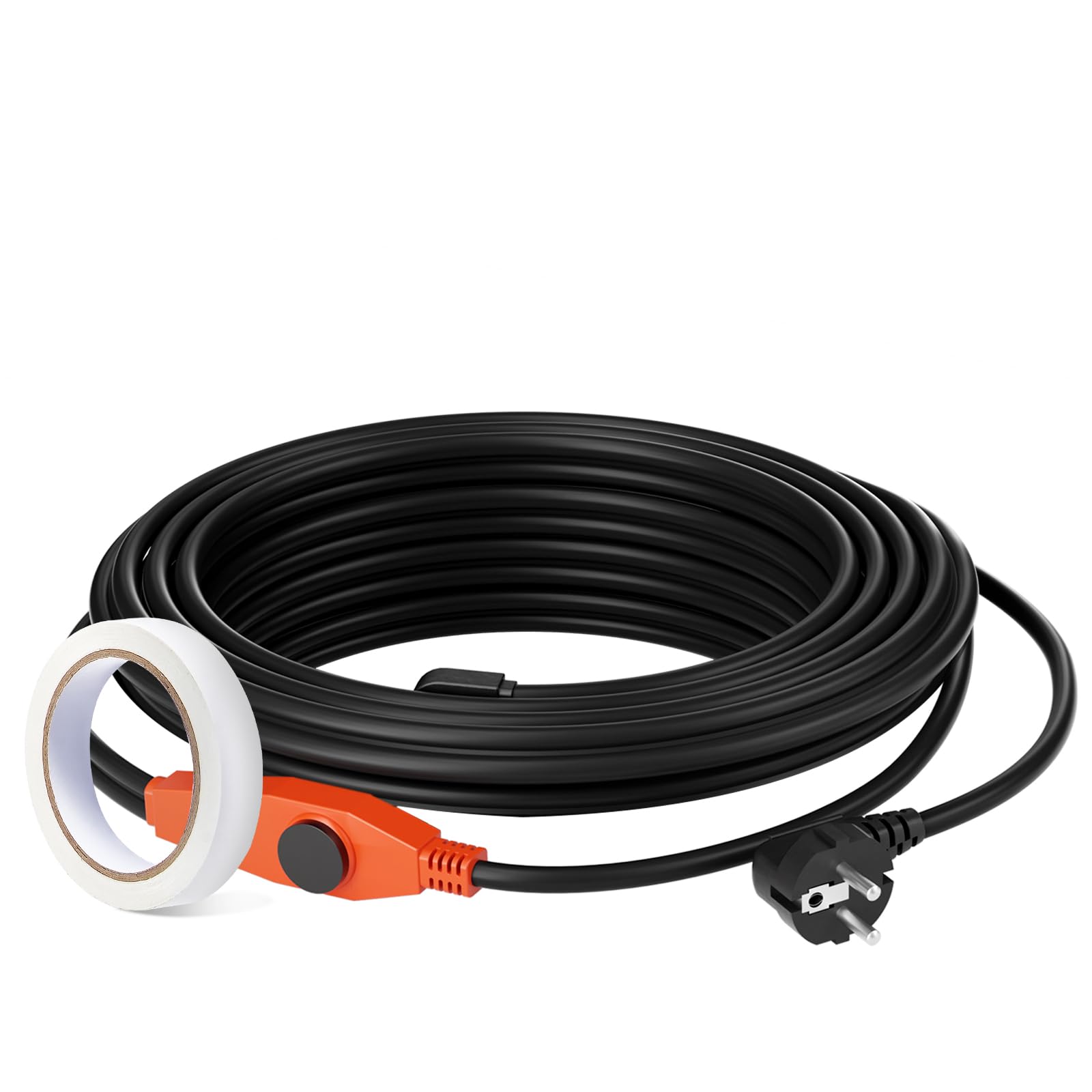 VEVOR Câble Chauffant Tuyaux Antigel 9 m 23 W/m Thermostat Intégré