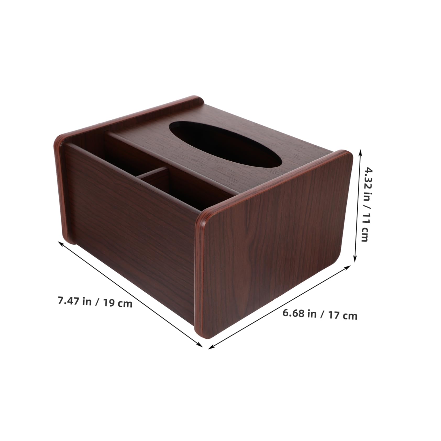 Alipis Elegant Tissue Box Storage Box Lid Office Desk Organizer Pen Holder Napkin Storage Case