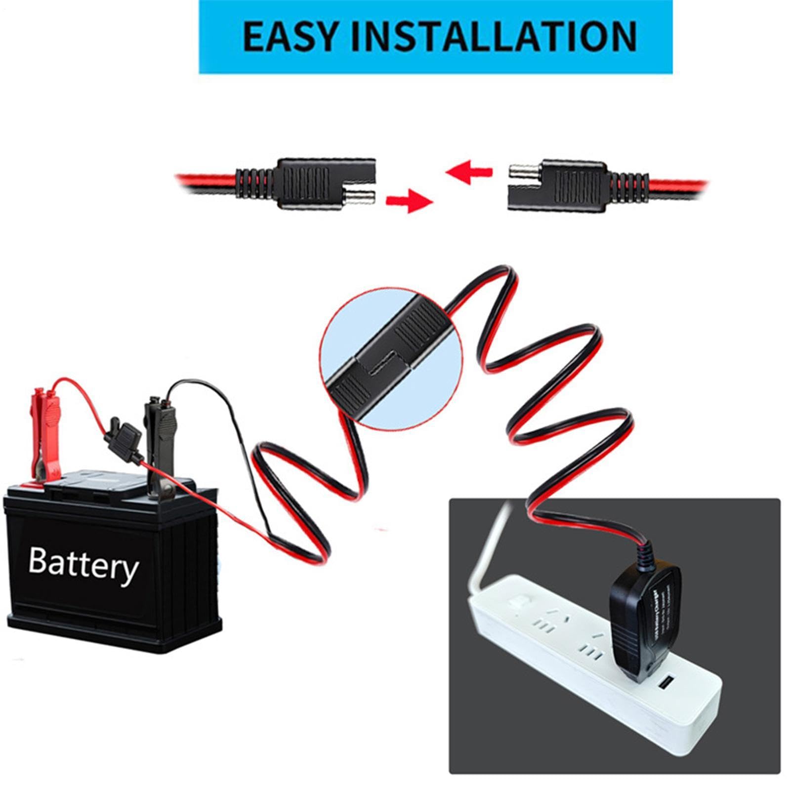 Chargeur de batterie de moto 12 V portable intelligent