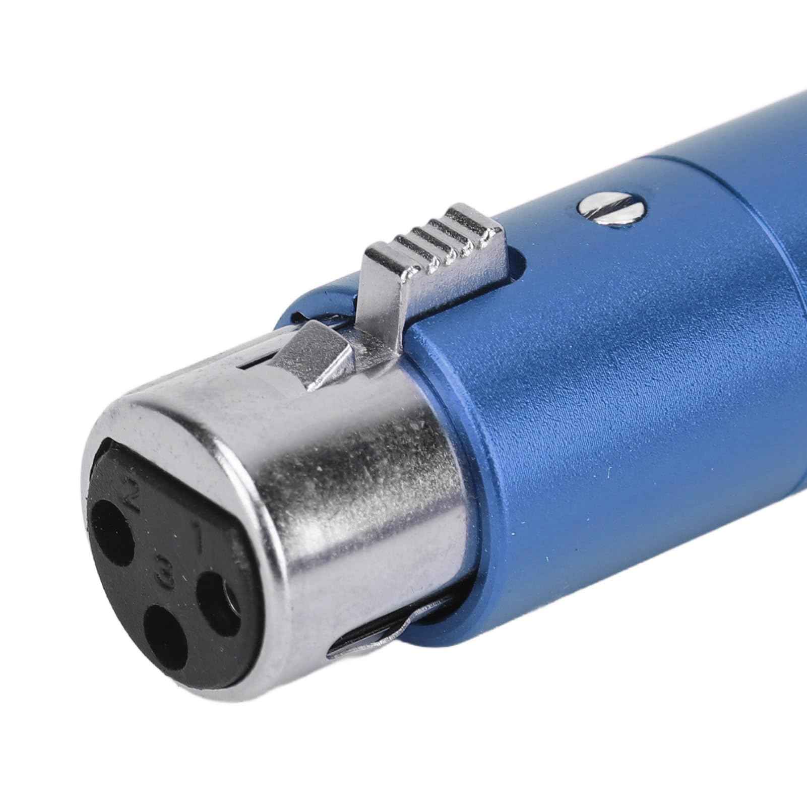 Preamplificador de micrófono en línea profesional Alta ganancia 28dB Amplificación sin pérdidas MIC MIC PreamP activo para transmisión en vivo de aluminio de grabación de estudio (Azul)