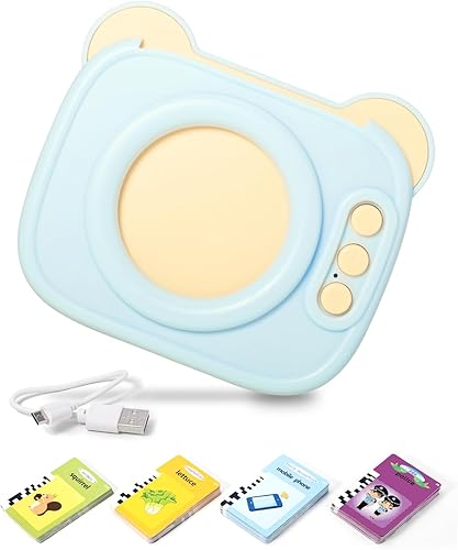 Tarjetas didácticas parlantes, osos, juguetes sensoriales para autismo, materiales de aprendizaje, 112 tarjetas didácticas audibles para niños