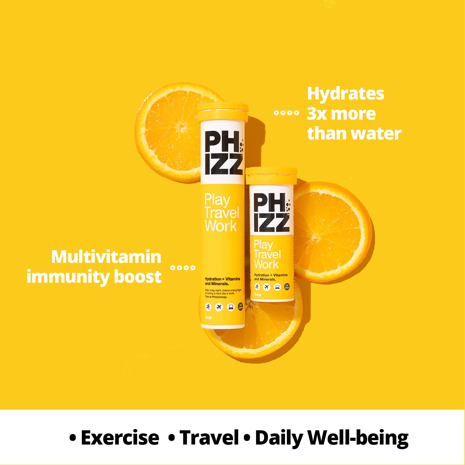 Phizz Electrolyte Multivitamin Rehydration Tablets 18 Vitamins