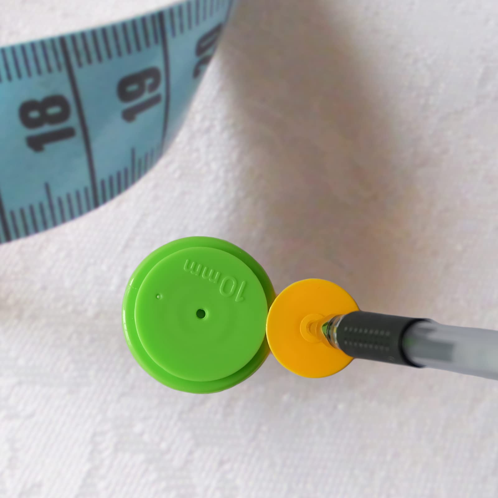 8 Stück Sewing Tracing Wheel, Seam Eintritt Marker, Nahtzugabe Hilfe, Inklusive Maßband, für Nähmaschine, Nähen Patchwork(4 Größen)