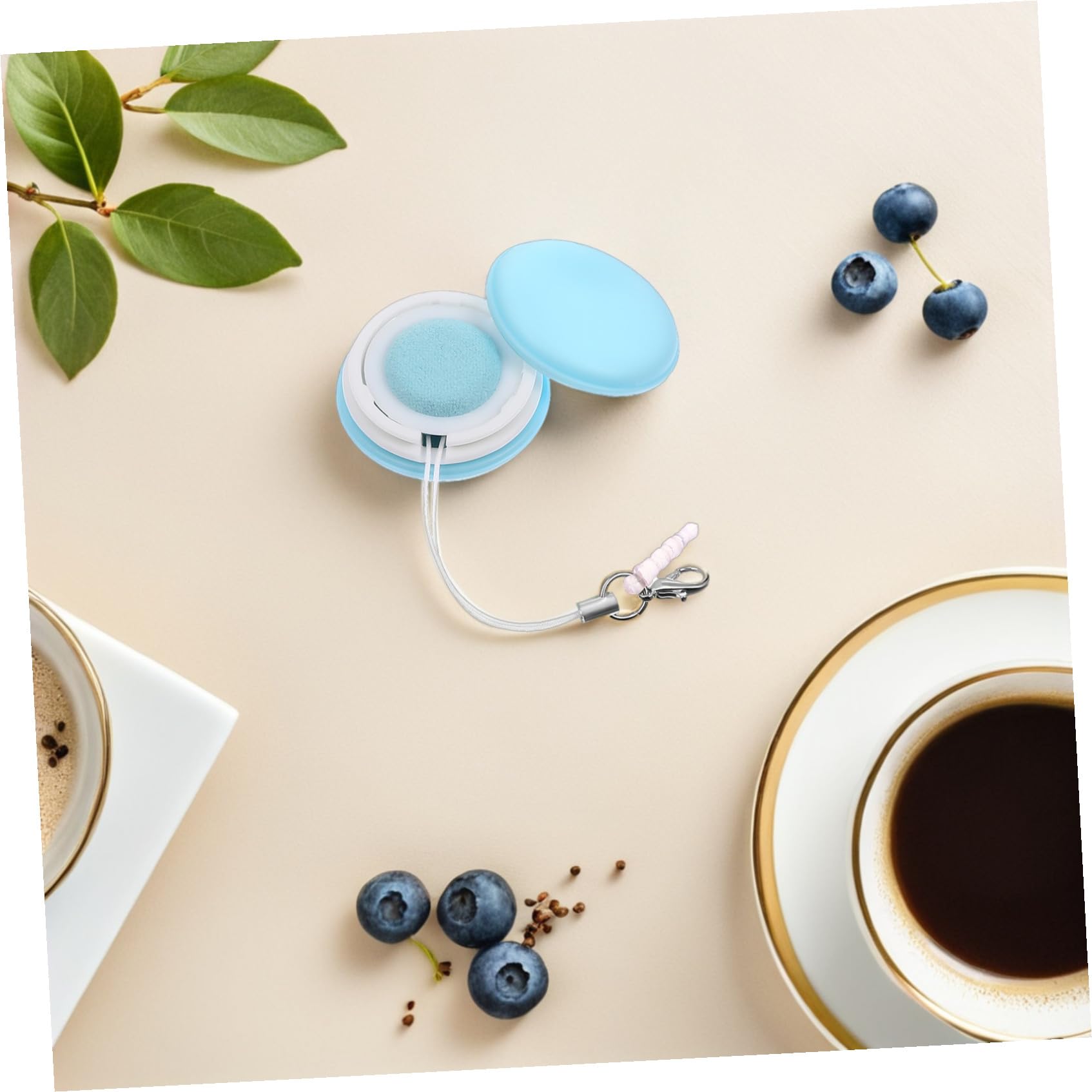 Lingettes Nettoyantes D'écran Macaron 4 Pcs pour Téléphone Portable et Lunettes, Tissu Microfibre et Éponge, Compacte Portable pour Nettoyage D'écrans Mobiles et Couleur Aléatoire