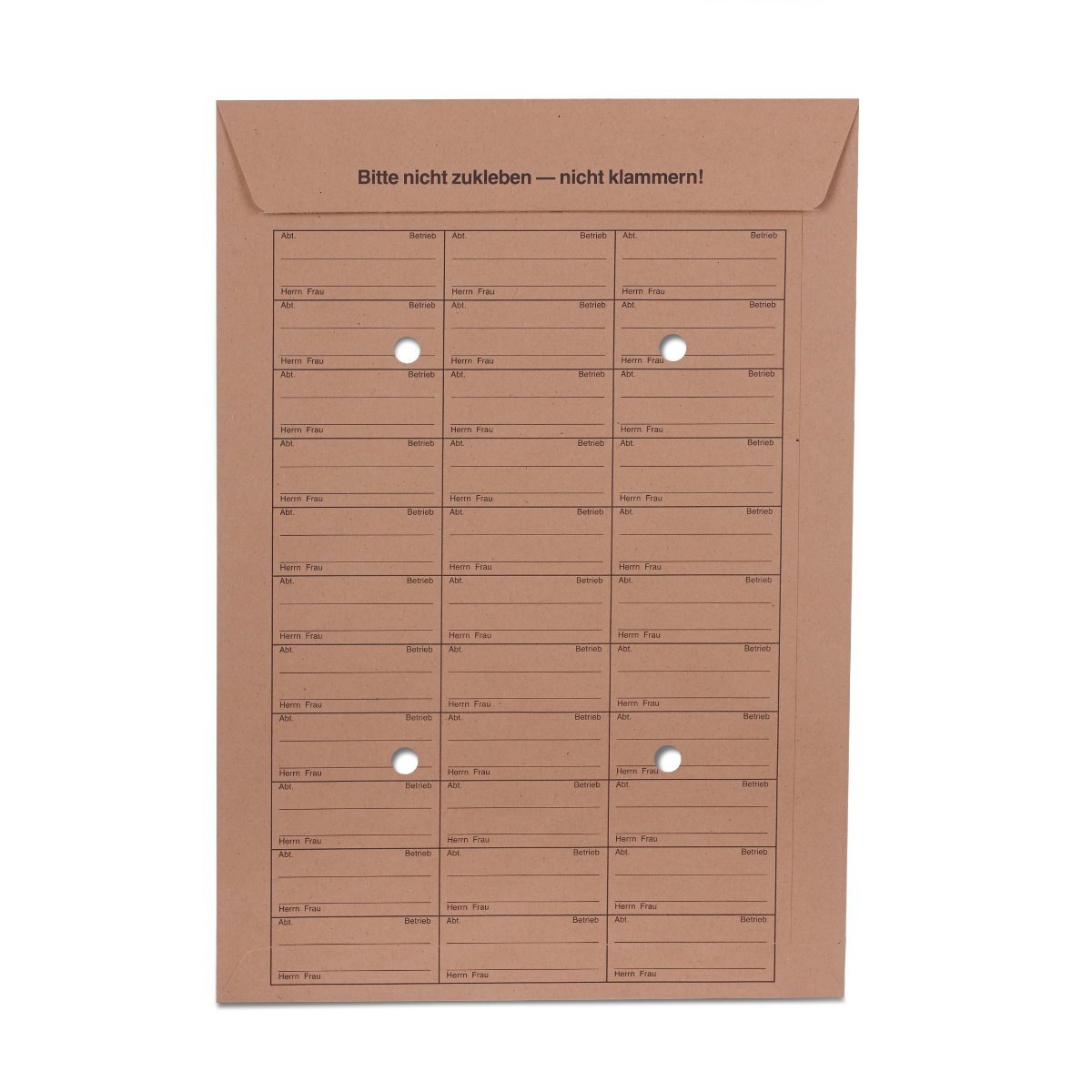 MASHPAPER braune Hauspost-Versandtaschen/Hausposttaschen B4 | 250x353 mm