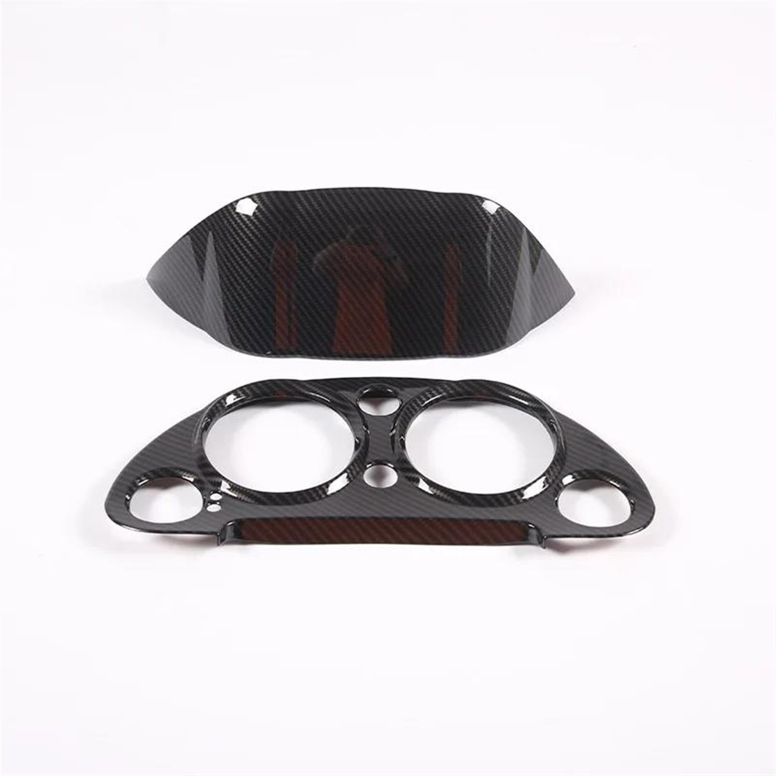 Piwine Carbon Fibre Car Decoration Interior Accessories Dashboard Tachometer Panel Decorative Cover For Mitsubishi For Eclipse 2006-2011