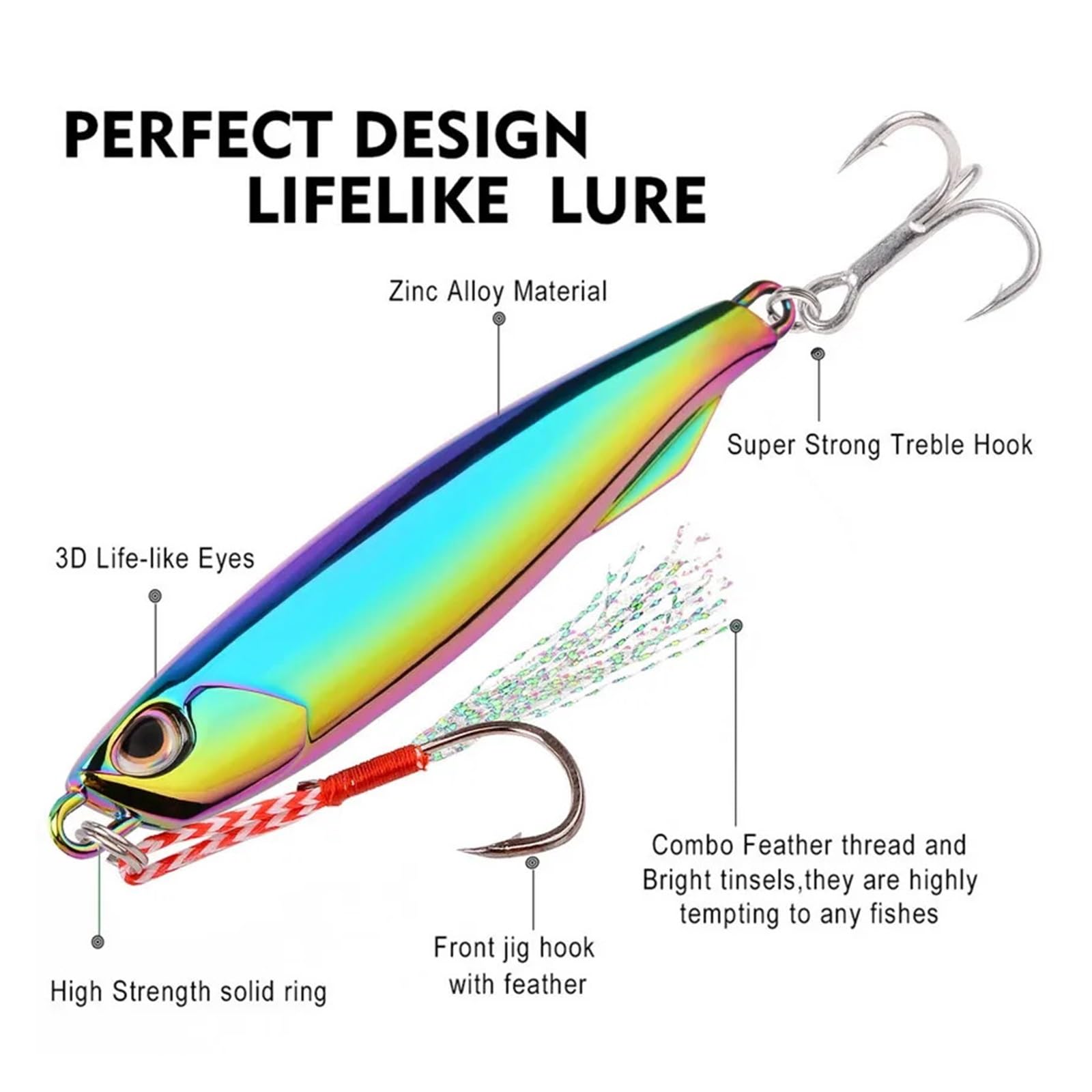 XILILHC 10 Unids/Lote Japen Metal Fundido Jig Cuchara 10/15/20/30/40/60g Orilla De Jigging Pescado Mar Señuelo For Pesca De Lubina Aparejos De Cebo Artificial