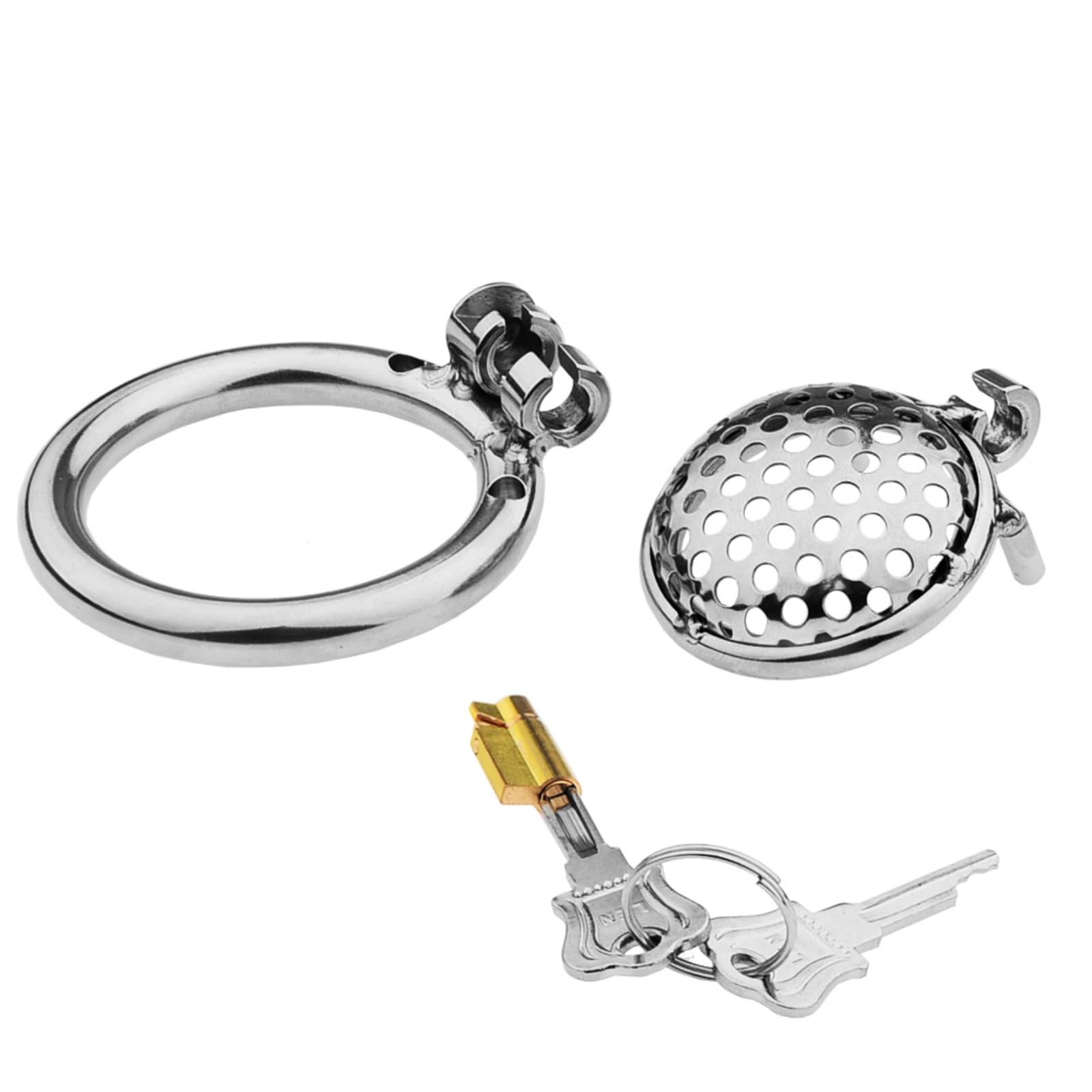 Hdynasty Nuovi Uomini in Acciaio Inox Piatto Traspirante Yoga Fitness Cage (40 mm / 45 mm / 50 mm)