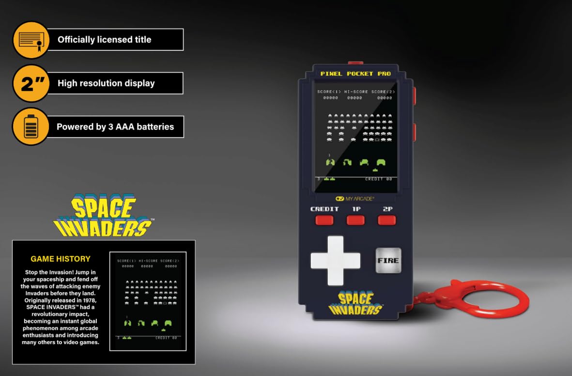 Amazon | My Arcade スペースインベーダーピクセル：ライセンス取得