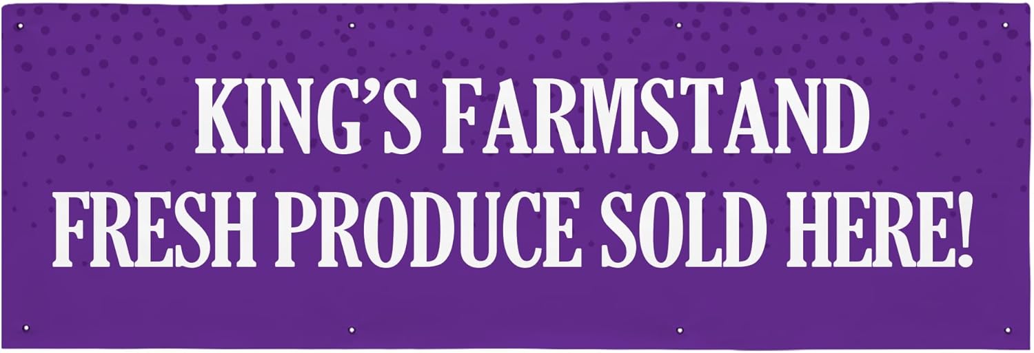 Let's Make Memories Personalized Banner for Any Occasion - Birthday Party, Retirement, Shower, Etc - Create Your Own Custom Banner - Party Decorations - Indoor/Outdoor Vinyl - Purple - 8ft