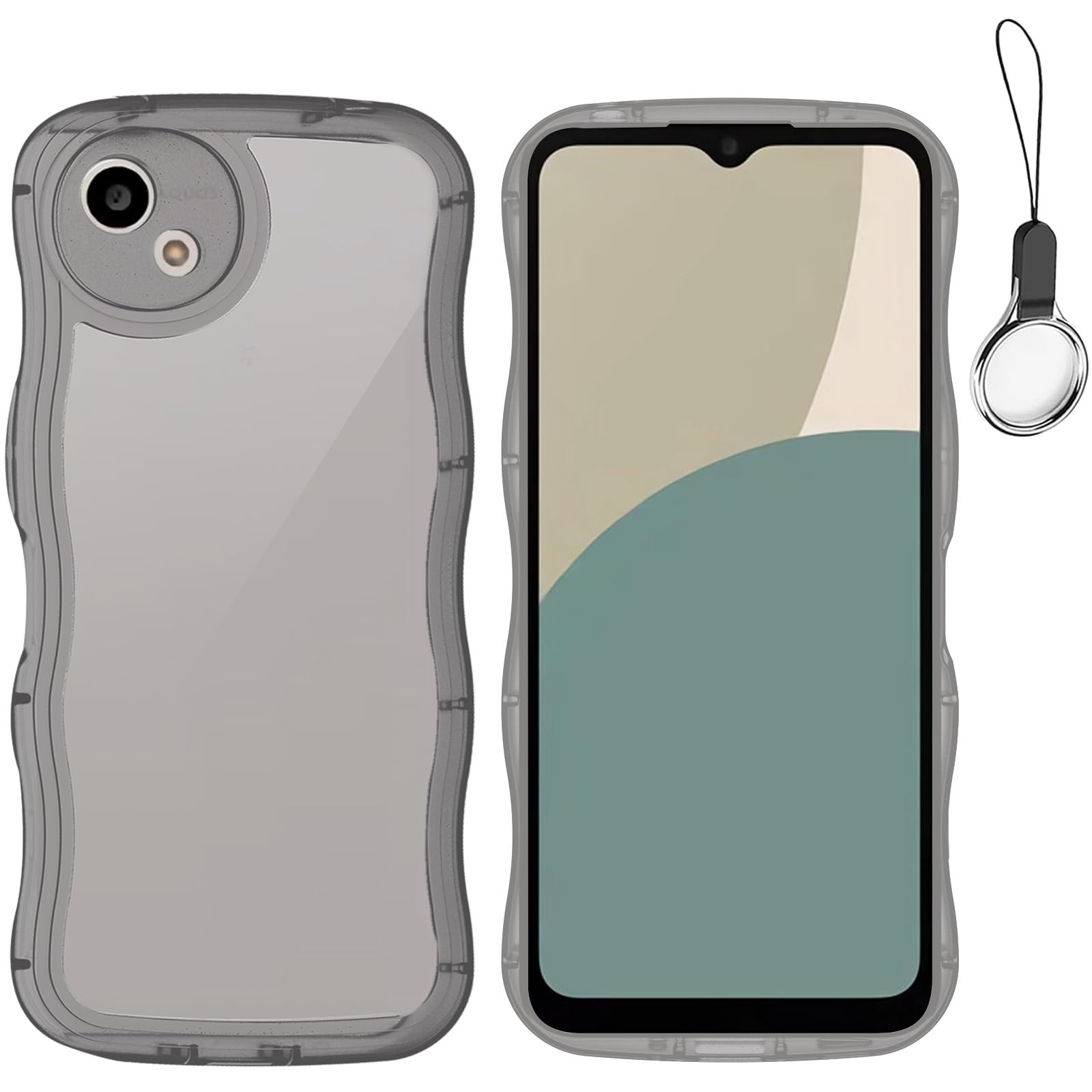 Amazon.co.jp: HILEGENER for AQUOS Wish 4 かわいい ケース うねうね