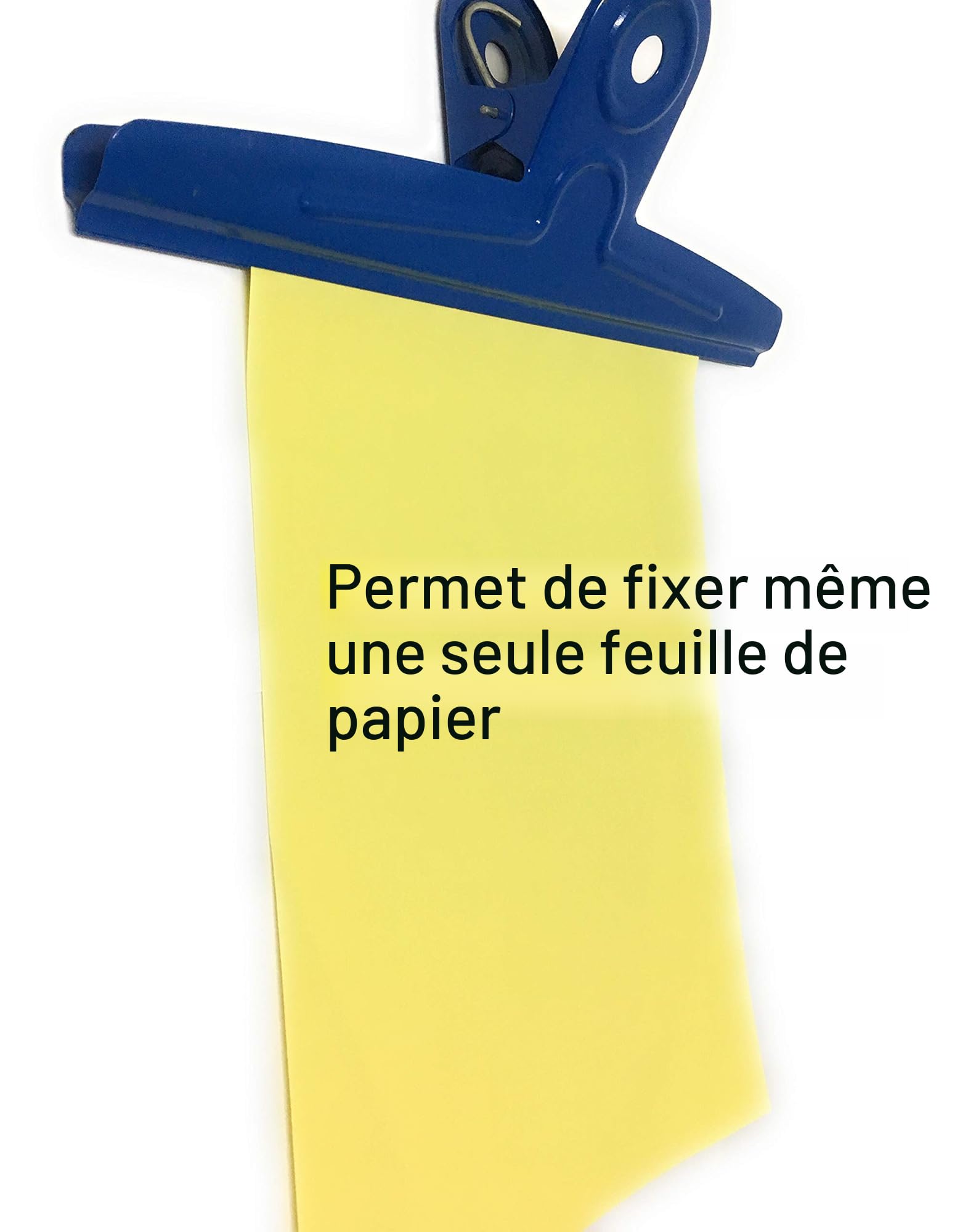 Lot 4 Pinces à Papier Extra Larges Acier Inoxydable 14,5 Cm - Bulldog Pour Bureau Et École