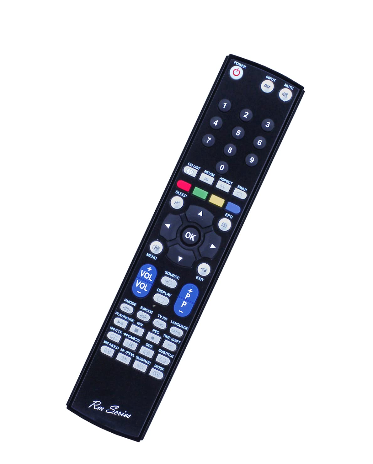RemotesReplaced Télécommande De Remplacement Pour TV Bush LE-40GB01-C - Prête à L'Emploi, 1 An Garantie