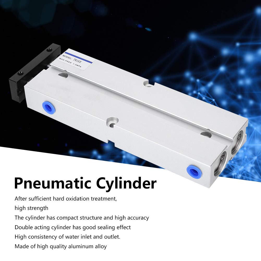 Vérin Pneumatique à Palier Lisse, Vérin De Guidage Compact à