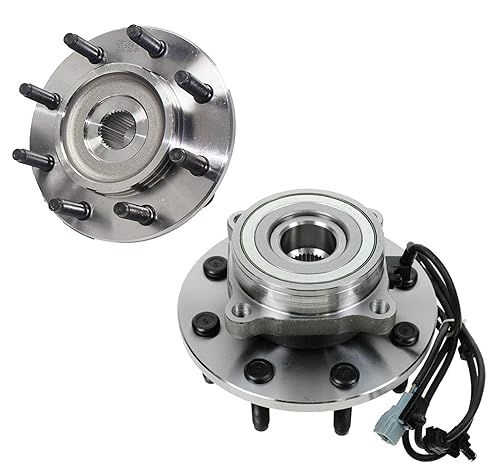 Uni-Links Par de 2 cubos de rueda delantera y conjunto de rodamientos para Nissan Frontier Pathfinder Xterra NP300 RWD 2005-2016