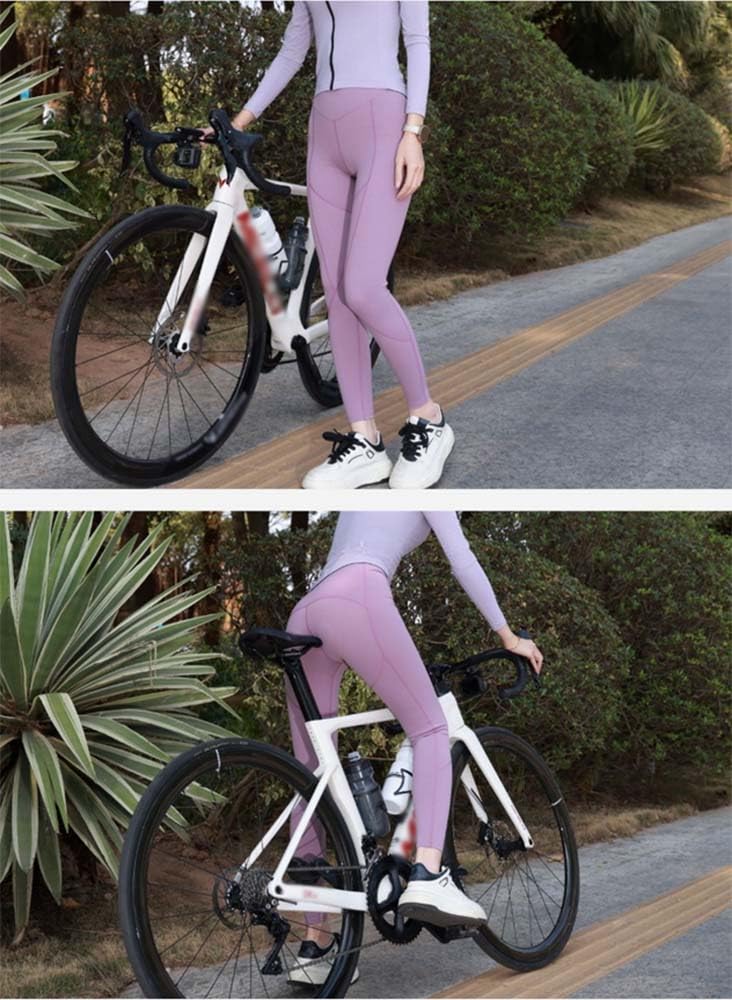 Damskie spodnie rowerowe 3D, wyściełane, obcisłe, długie spodnie rowerowe, legginsy