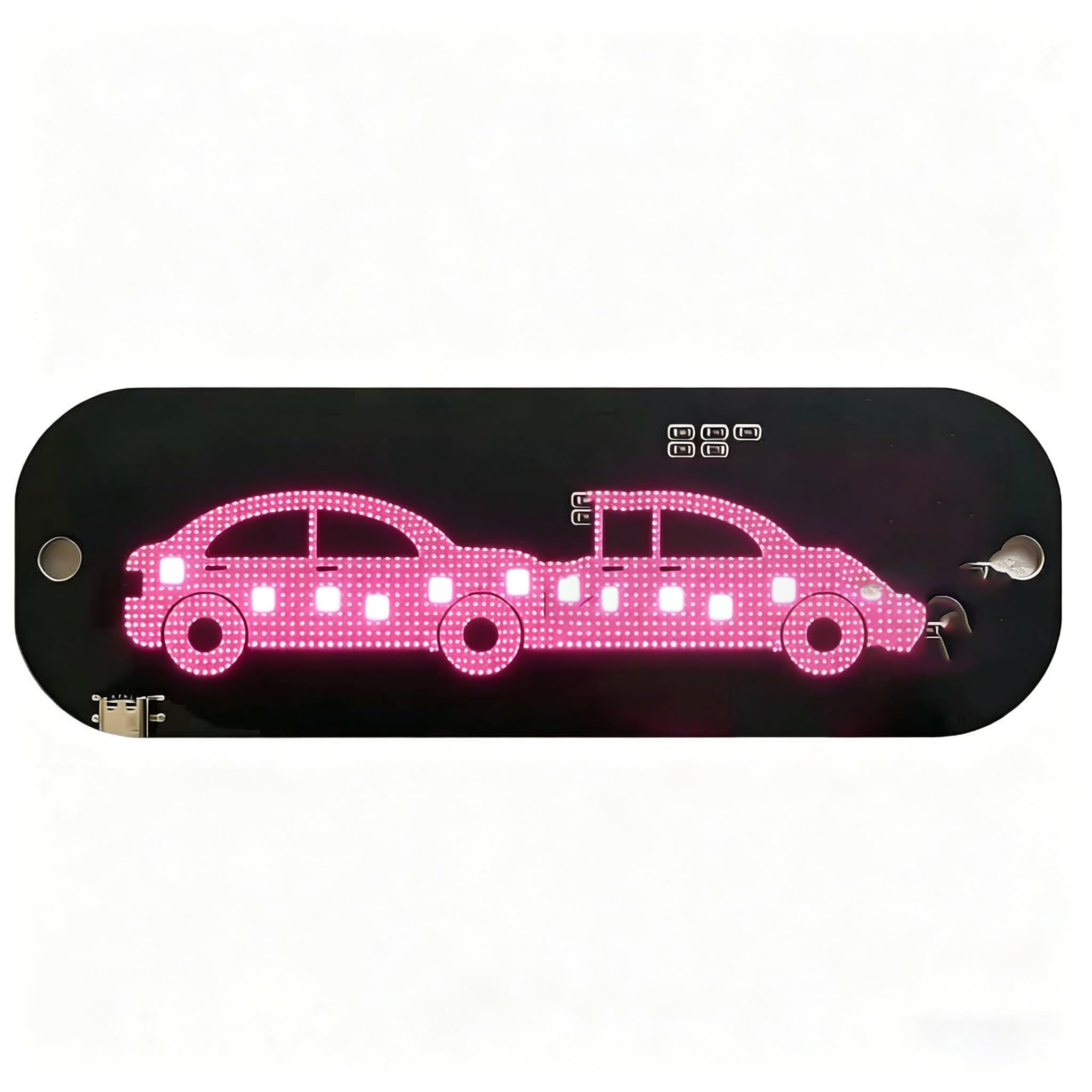 Photo 1 of (Pink) LED Light Sign for Car, Taxi Sign Light Windshield Led Sign Car LED Decal with Suction Cups USB Plug for Cars, Trucks, SUVs?Driver Accessories for car?Bumper Stickers