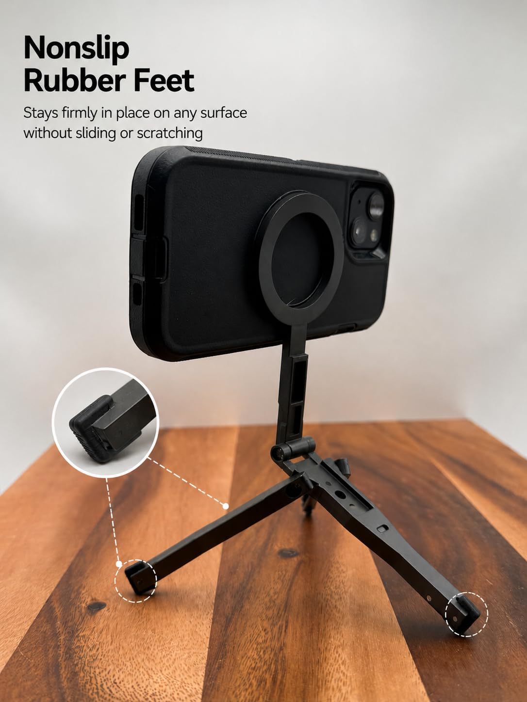 MagSafe Magnetic Foldable Phone Tripod for iPhone & Android image 3