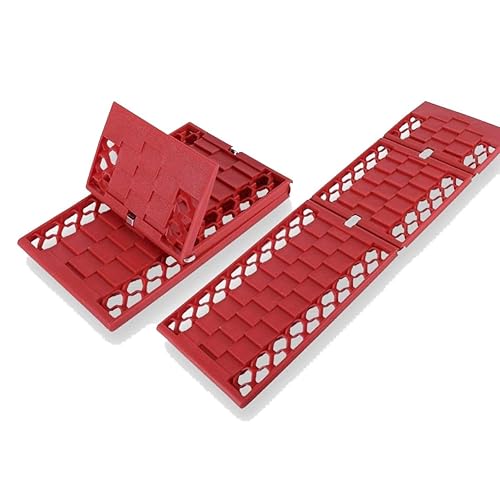 Jeremywell All-Weather Foldable Auto Traction Mat Tire Grip Aid, Car