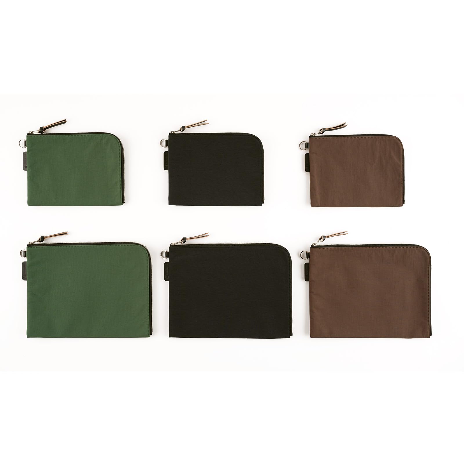 Hobonichi Techo Planner Accessories Tragen Flat Pouch for A5 Size (Green)