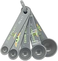 Vista 1 de Disney Star Wars The Mandalorian - Cucharas medidoras adorables de Baby Yoda para cocina