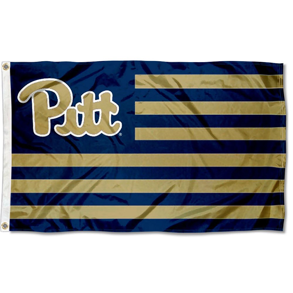 Pittsburgh Panthers Garden Flag - 13" X 18", Double Sided, Officially Licensed