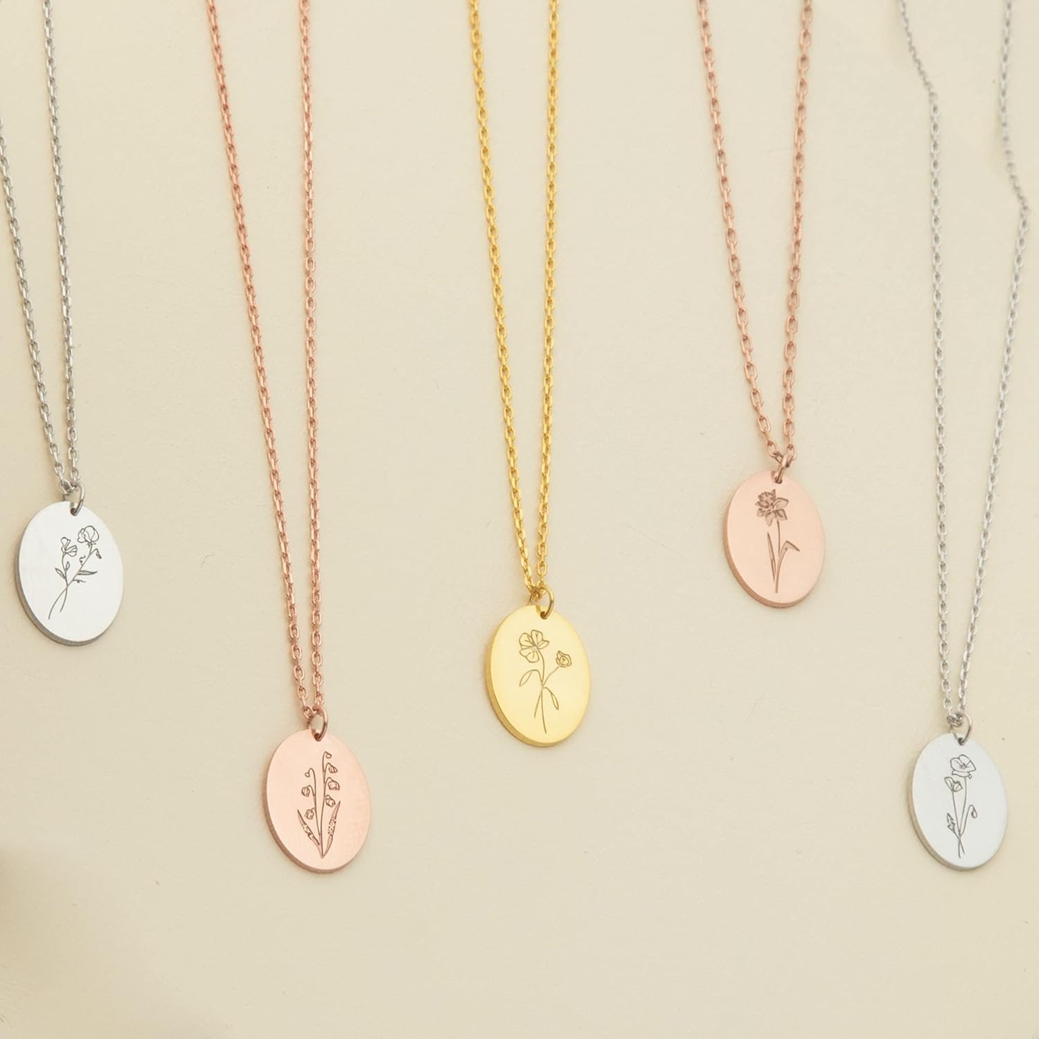 Silver Personalized Birth Flower Earring, Valentines Day Gifts, Gift for Her, Silver Earrings, Botanical Earrings, Flower Jewelry, Birth Month Flower, Gold Earring