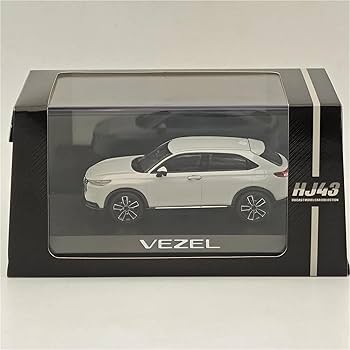 VEZEL ミニカー HJ43 プレミアムサンライトホワイトパール Amazon.co.jp: ホビージャパン 1:43 VEZEL プレミアムサンライト