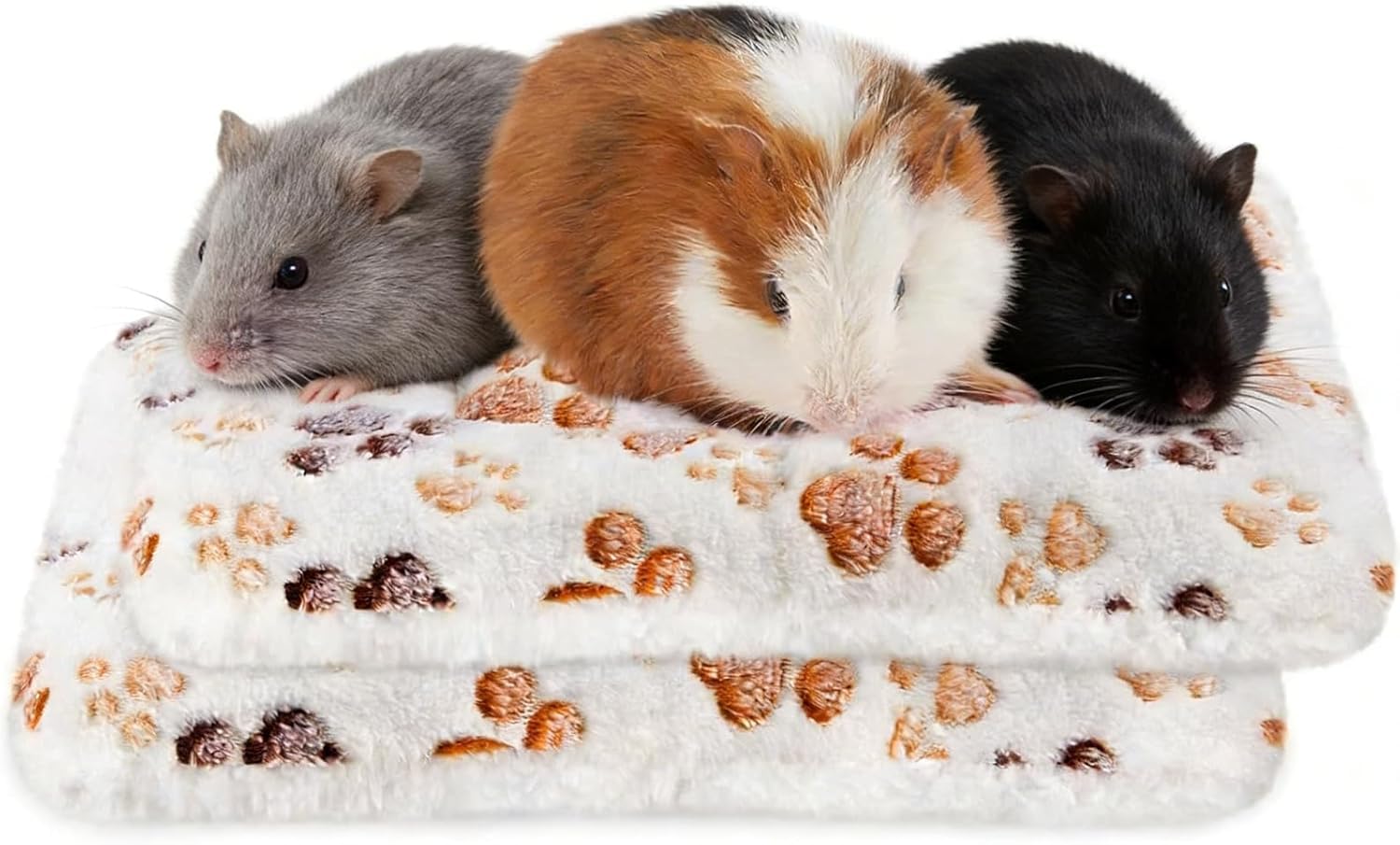 2Pcs 30x20cm Guinea Pig Bed, Durable & Machine Washable Absorbent