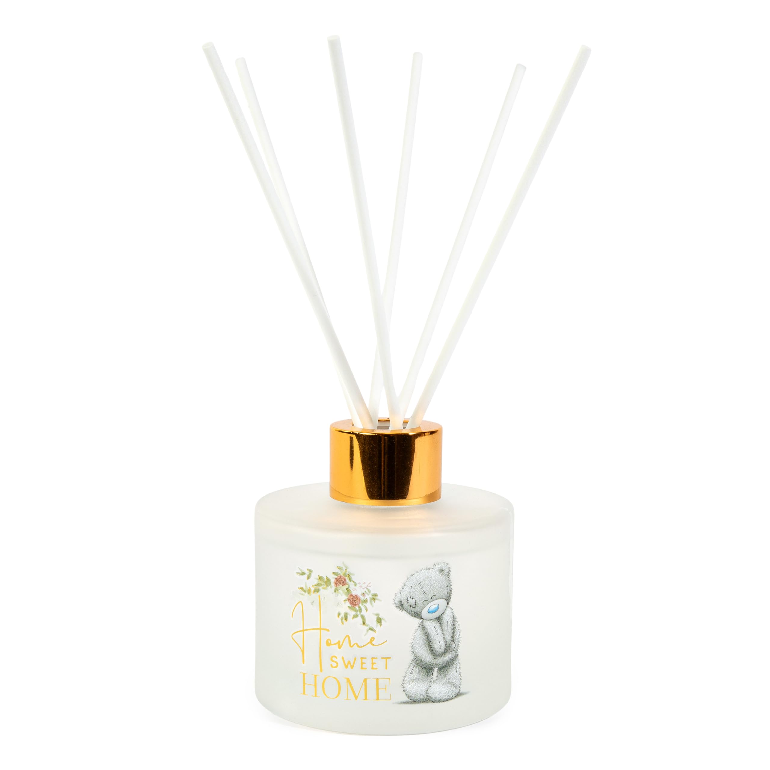 Me to You Tatty Teddy Reed Diffuser, Peony & Freesia Fragrance- Signature Collection, Light Pastel Color