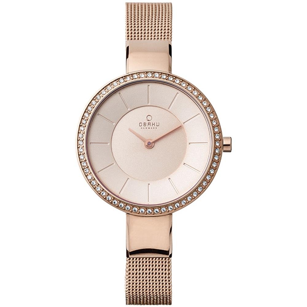 Obaku Analog Rose Gold Dial Womens Watch-V179LEVVMV (B0141SAA42) Amazon Price History, Amazon Price Tracker