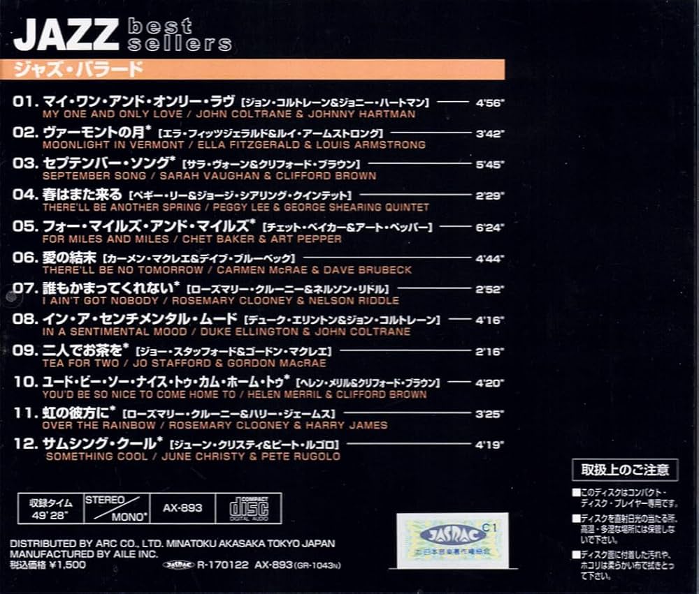ジャズ　20枚セット – Set 3 Amazon.co.jp: ジャズ・バラード JAZZ BALLAD best srllers 3枚