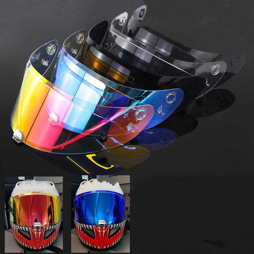 Lente per casco da moto, , Lente visiera del casco del motociclo, lente del visiera del casco UV. Protezione Night Vision Safe Full Face Fouls Motorcycle Lens Compatibile con HJ-26 RPHA11 RPHA70 ( Col
