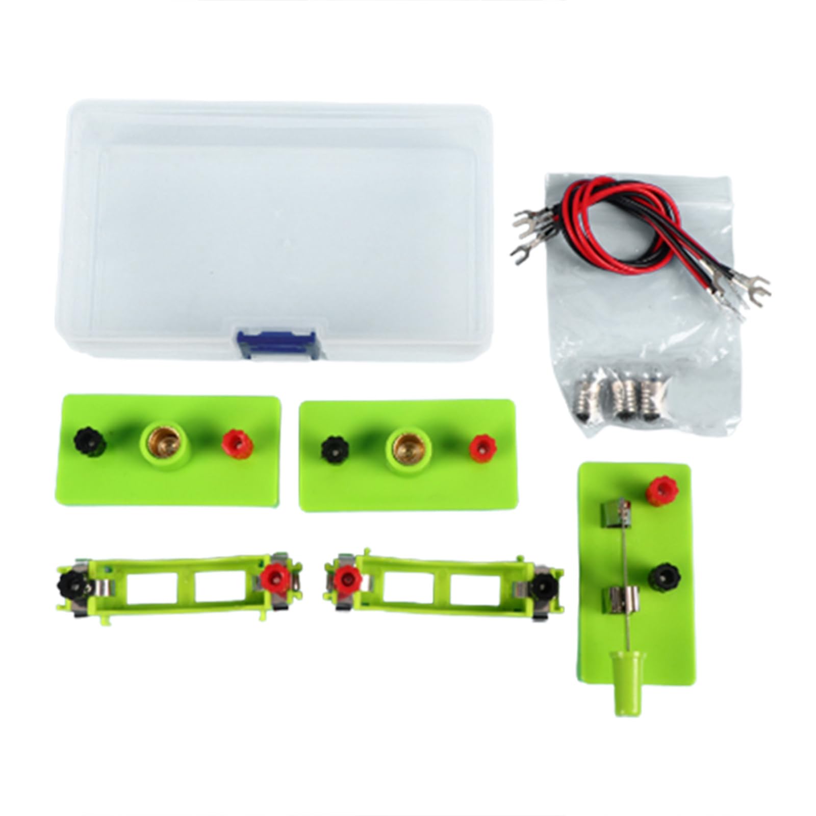 Physics Labs-Circuit Learning-Kit Basic Electricity Discovery Principles-Kit for Science Study Parallel-Experiment Set Science Study Guide High School